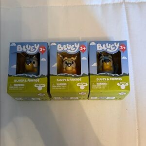 Bluey & Friends Playset - Blue, Yellow, Gray